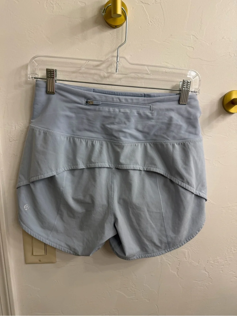 lululemon athletica Light Blue High-Rise Athletic Shorts